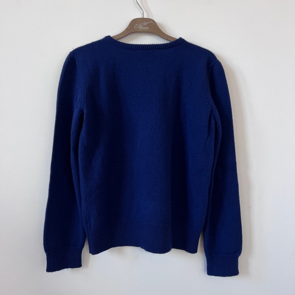 Hades Navy Blue Sweater with Pink 'A' - Picture 3 of 5